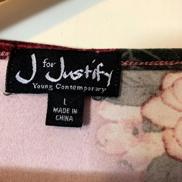 Pink Floral Top / Shirt / Blouse - Picture 3 of 5